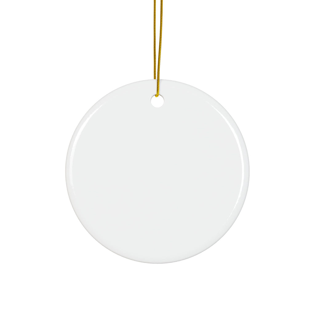 Ceramic Bird Ornament — Double-Sided Decorative Holiday Tree Decoration