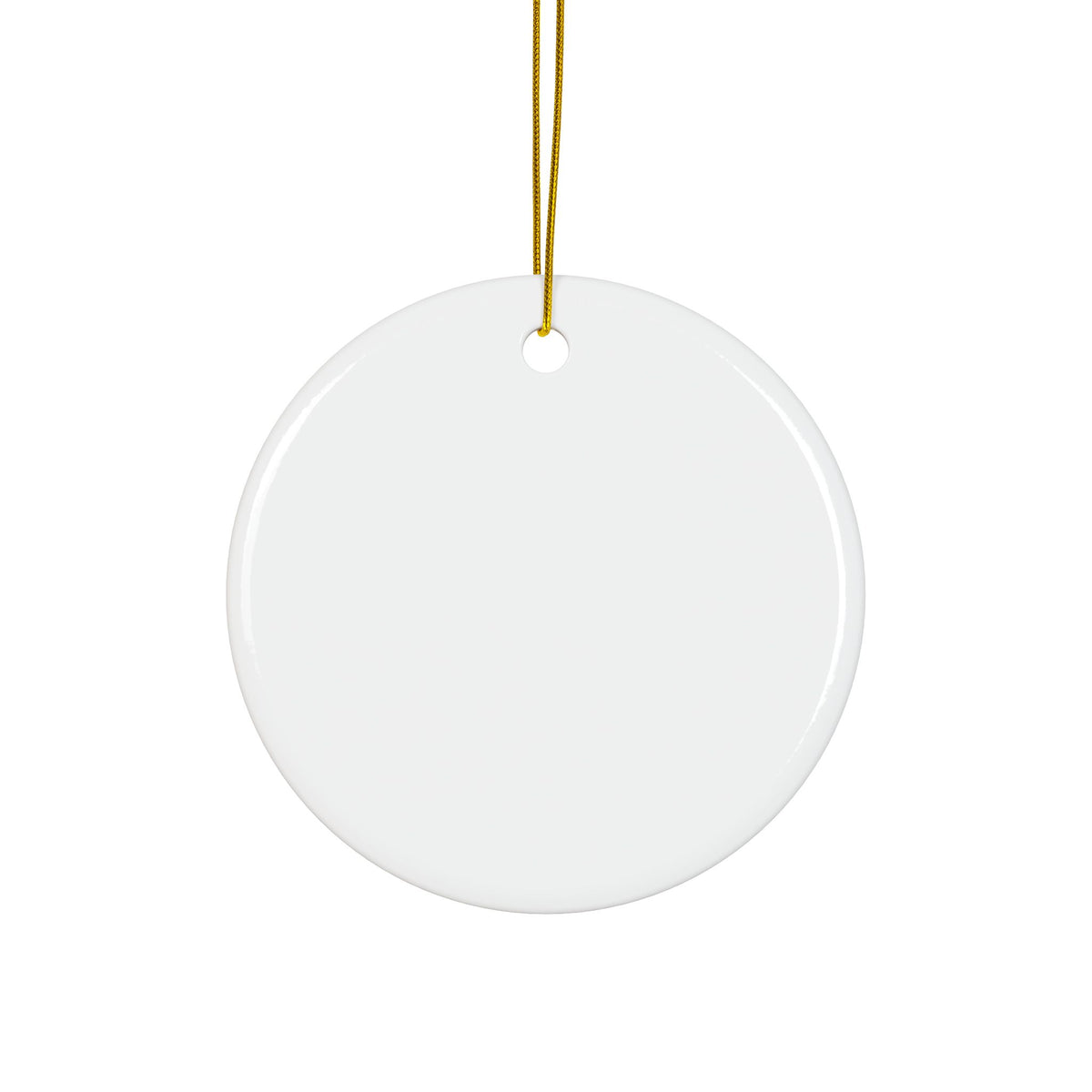 Ceramic Bird Ornament — Double-Sided Decorative Holiday Tree Decoration