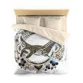 Whale Mandala Duvet Cover – Intricate Nautical Boho Bedding