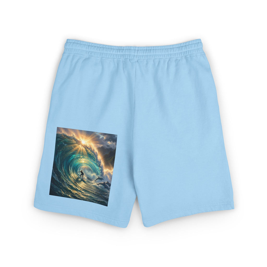Unisex Garment-Dyed Lightweight Fleece Sweat Shorts