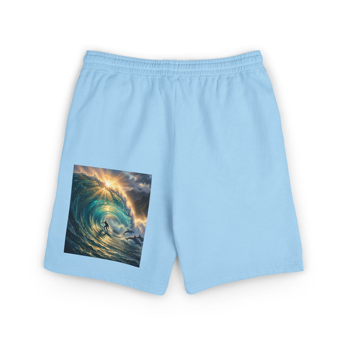 Unisex Garment-Dyed Lightweight Fleece Sweat Shorts