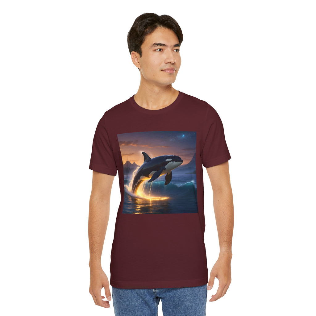 Orca Sunset Tee — Majestic Killer Whale Graphic T-Shirt