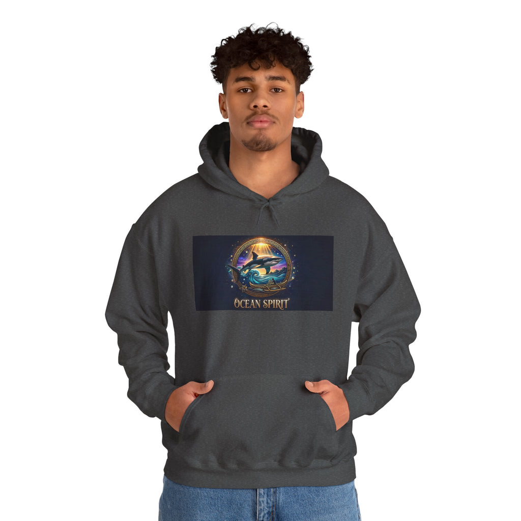 Ocean Spirit Hoodie – Mystic Shark Graphic Hooded Sweatshirt