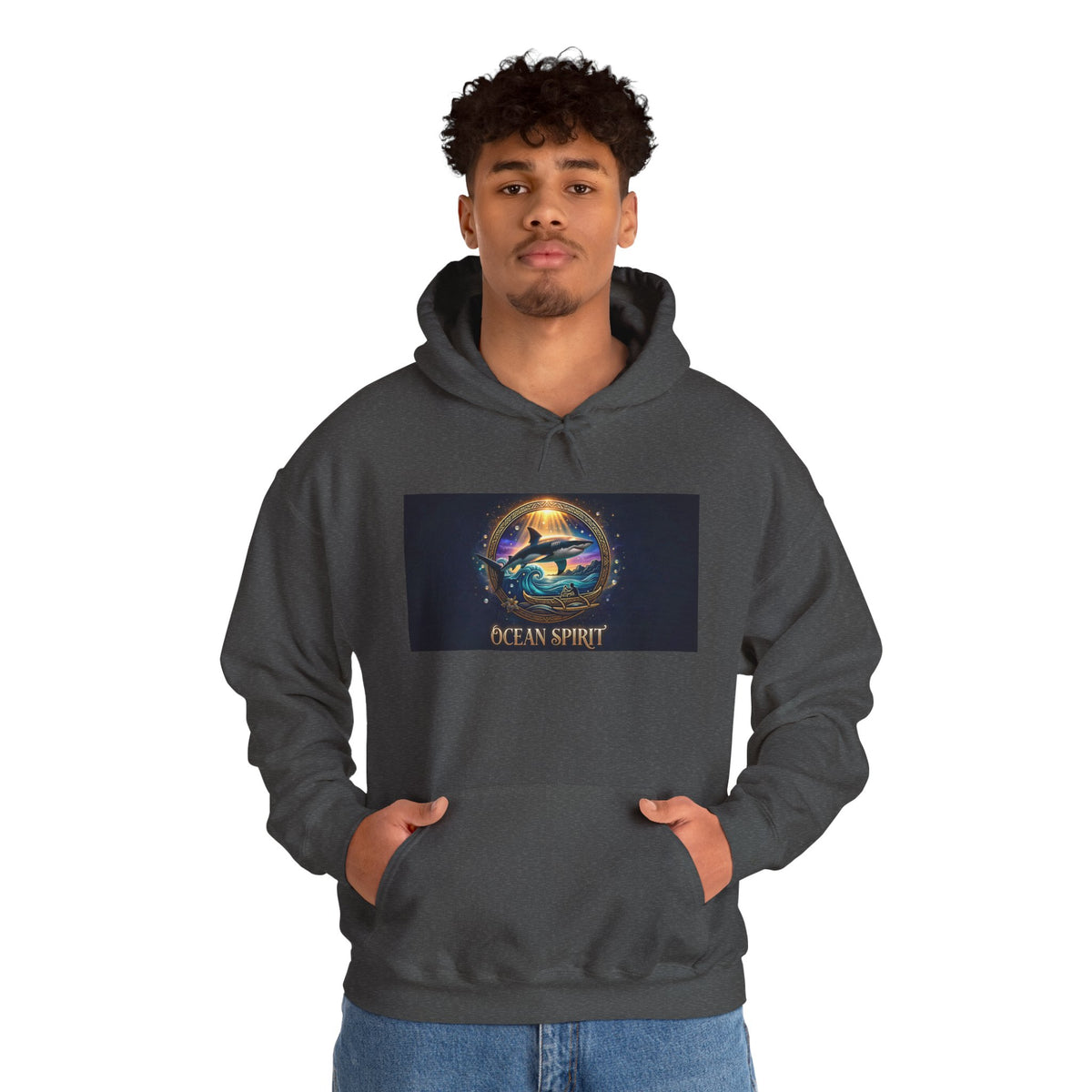 Ocean Spirit Hoodie – Mystic Shark Graphic Hooded Sweatshirt
