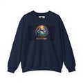 Ocean Spirit Crewneck Sweatshirt — Whale & Sunset Graphic