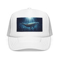 Whale Ocean Trucker Hat — Marine Life Foam Cap
