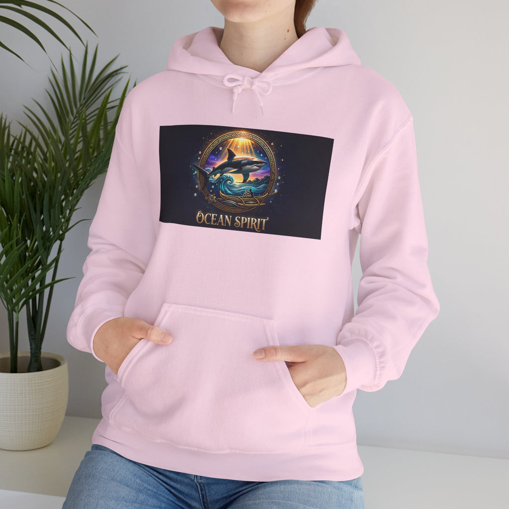 Ocean Spirit Hoodie – Mystic Shark Graphic Hooded Sweatshirt