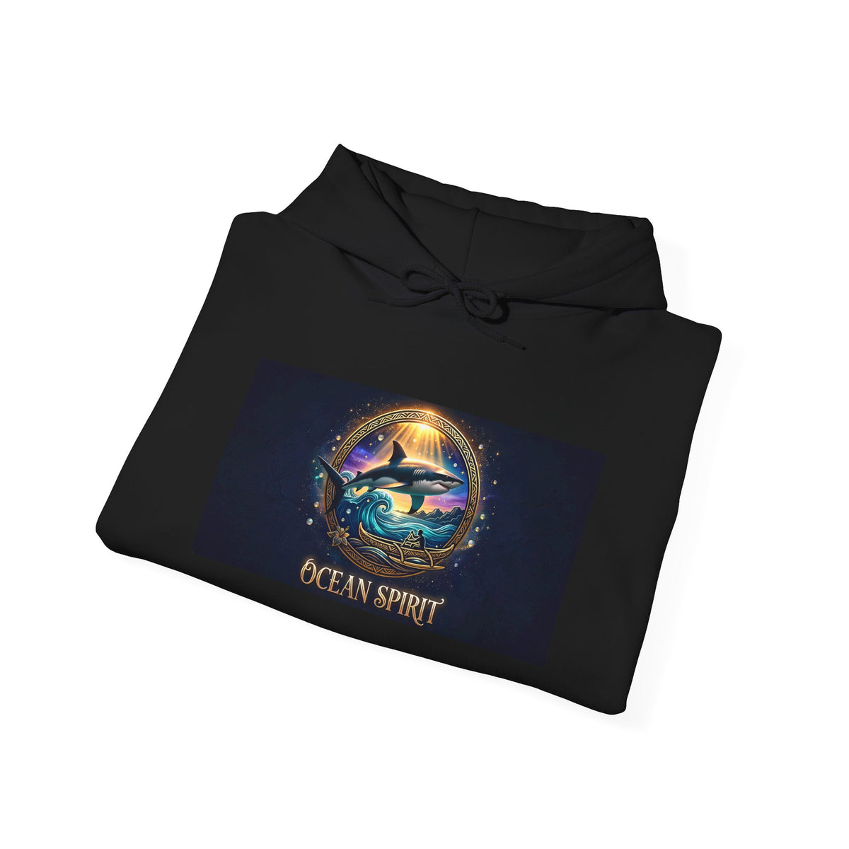 Ocean Spirit Hoodie – Mystic Shark Graphic Hooded Sweatshirt