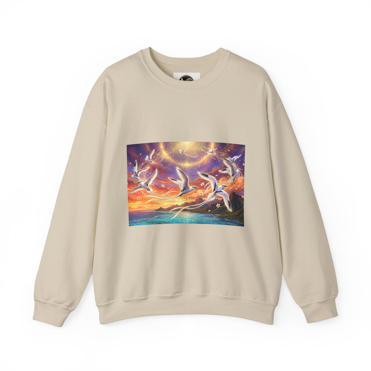 Crewneck Sweatshirt — Magical Pailles en queue at Sunset Art Print