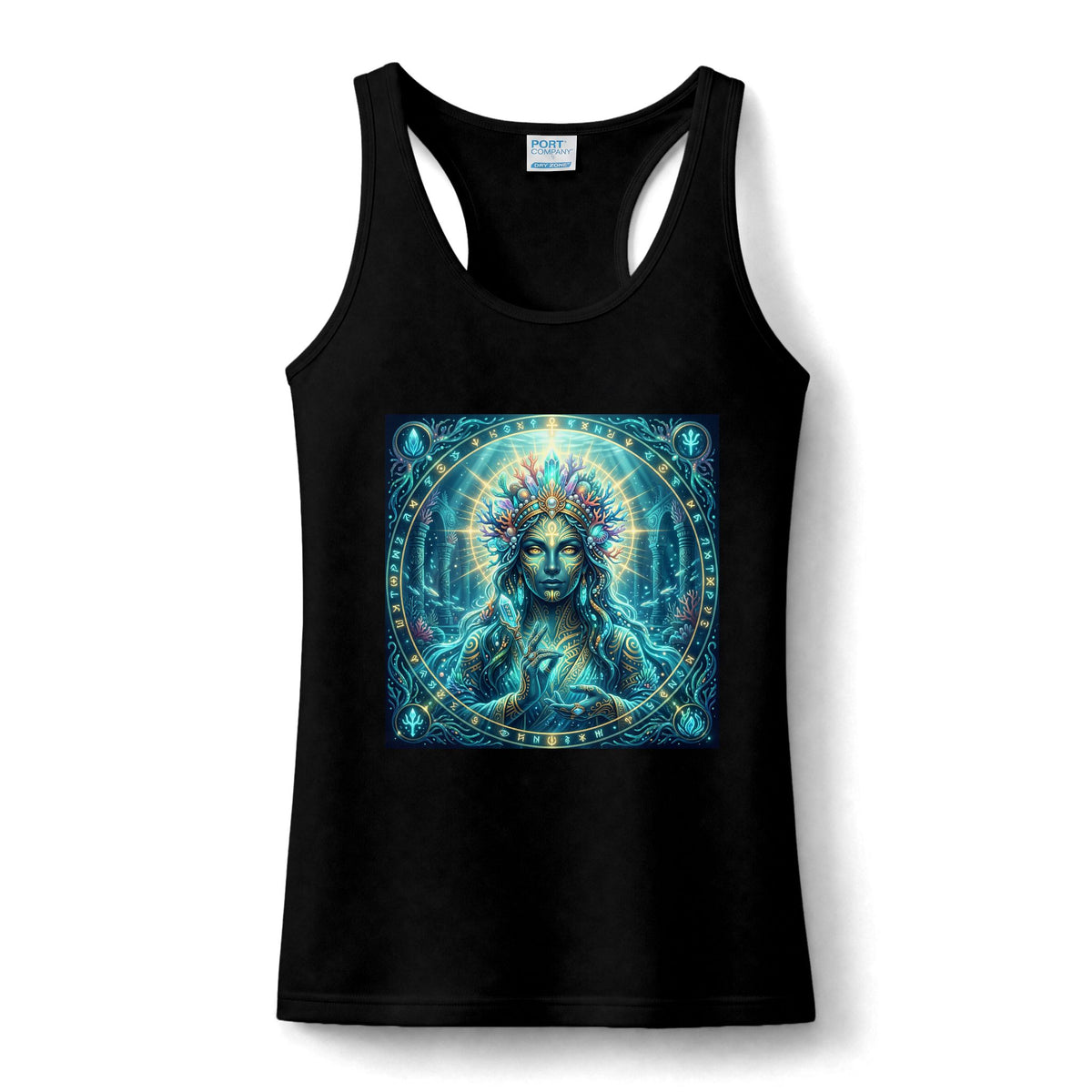 Goddess of Light Athletic Tank — Women's Spiritual Fitness Top
