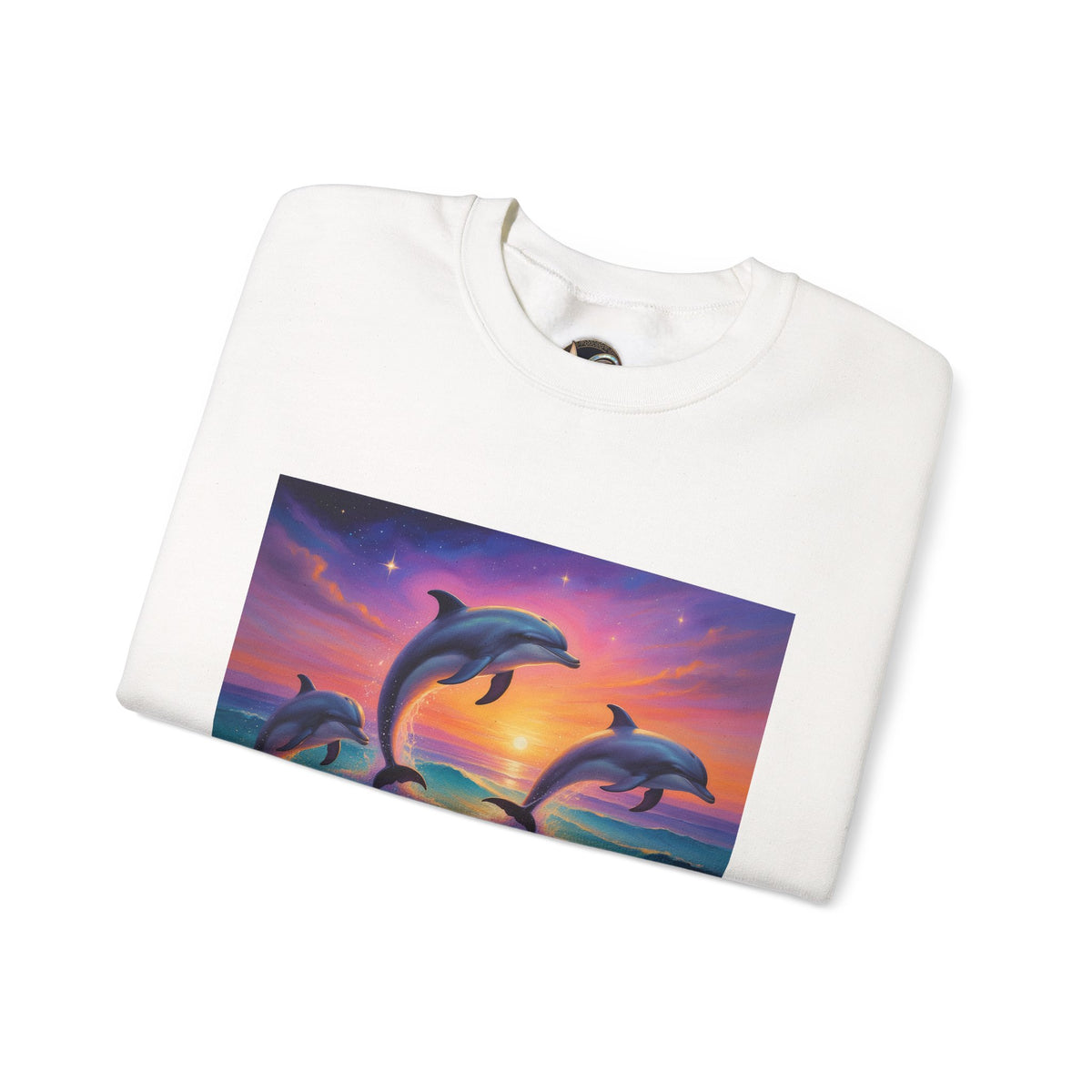 Dolphin Sunset Crewneck Sweatshirt