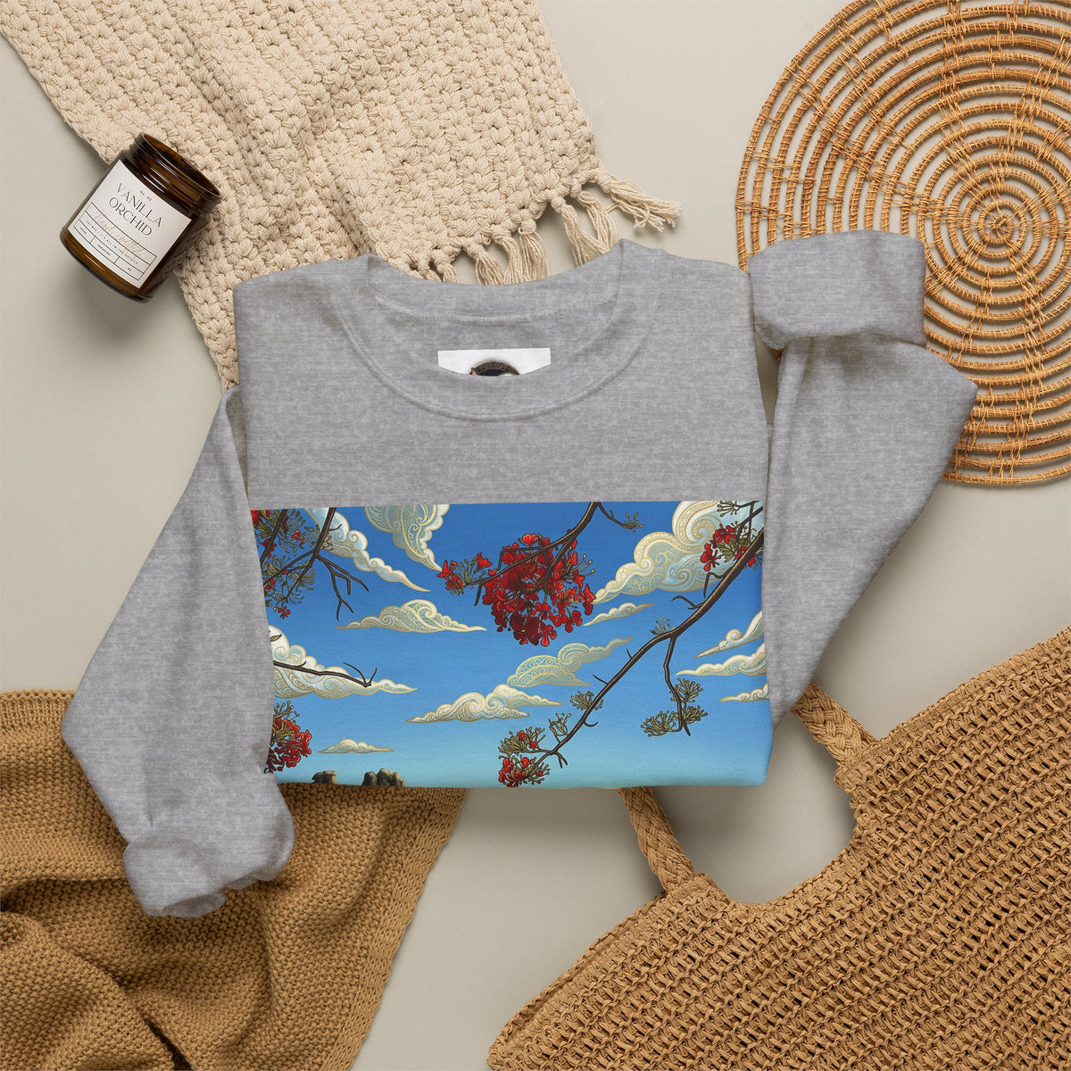 Surreal Landscape Crewneck Sweatshirt