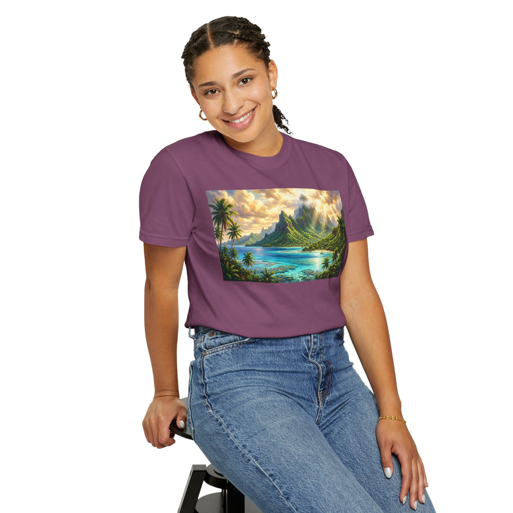 Tropical Island Landscape T-Shirt