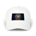Oceanic Spirit Dad Cap — Nautical Whale & Sunset Embroidered Baseball Hat