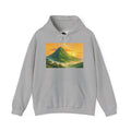 Sunset Mountain Hoodie - Serene Landscape Graphic Sweatshirt