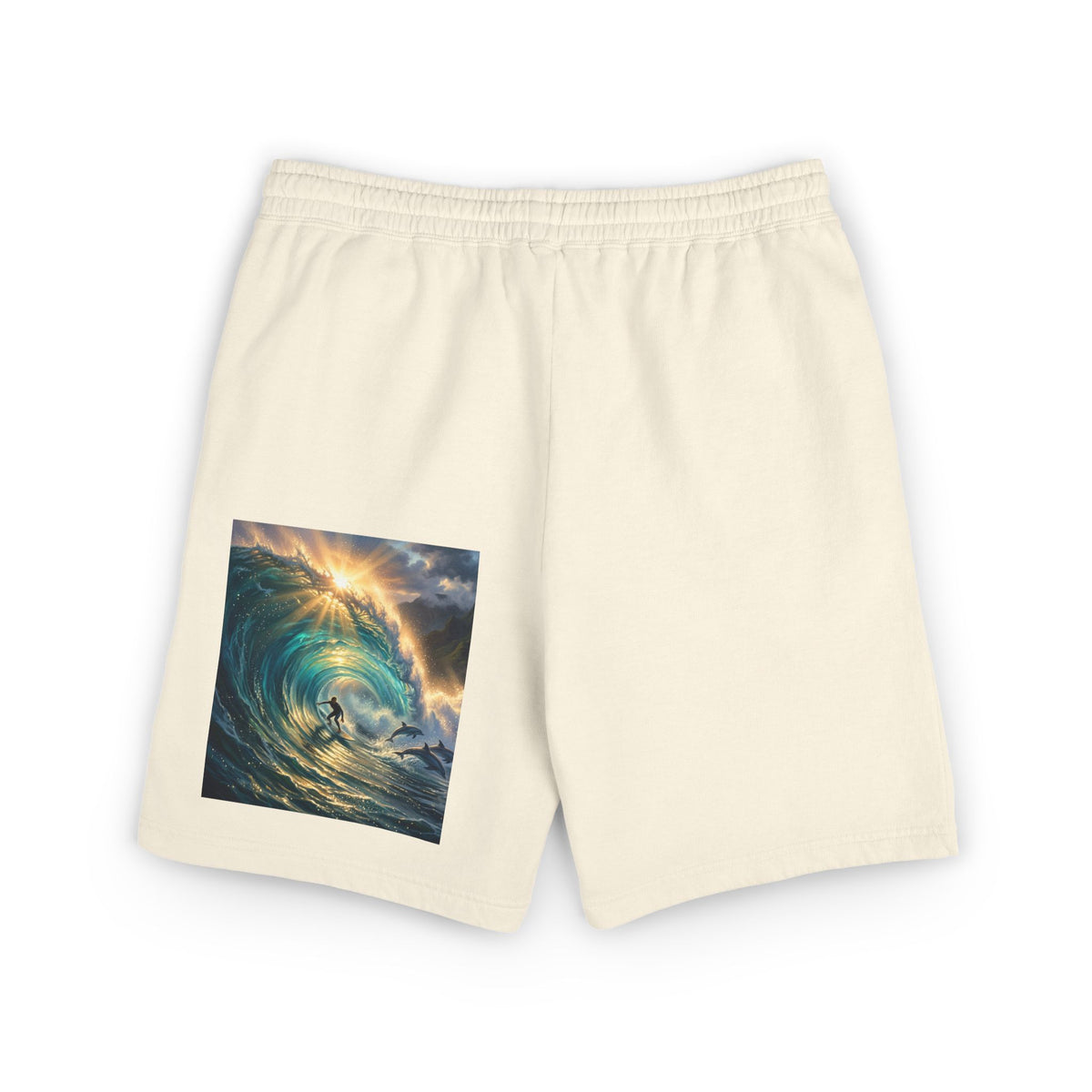 Unisex Garment-Dyed Lightweight Fleece Sweat Shorts