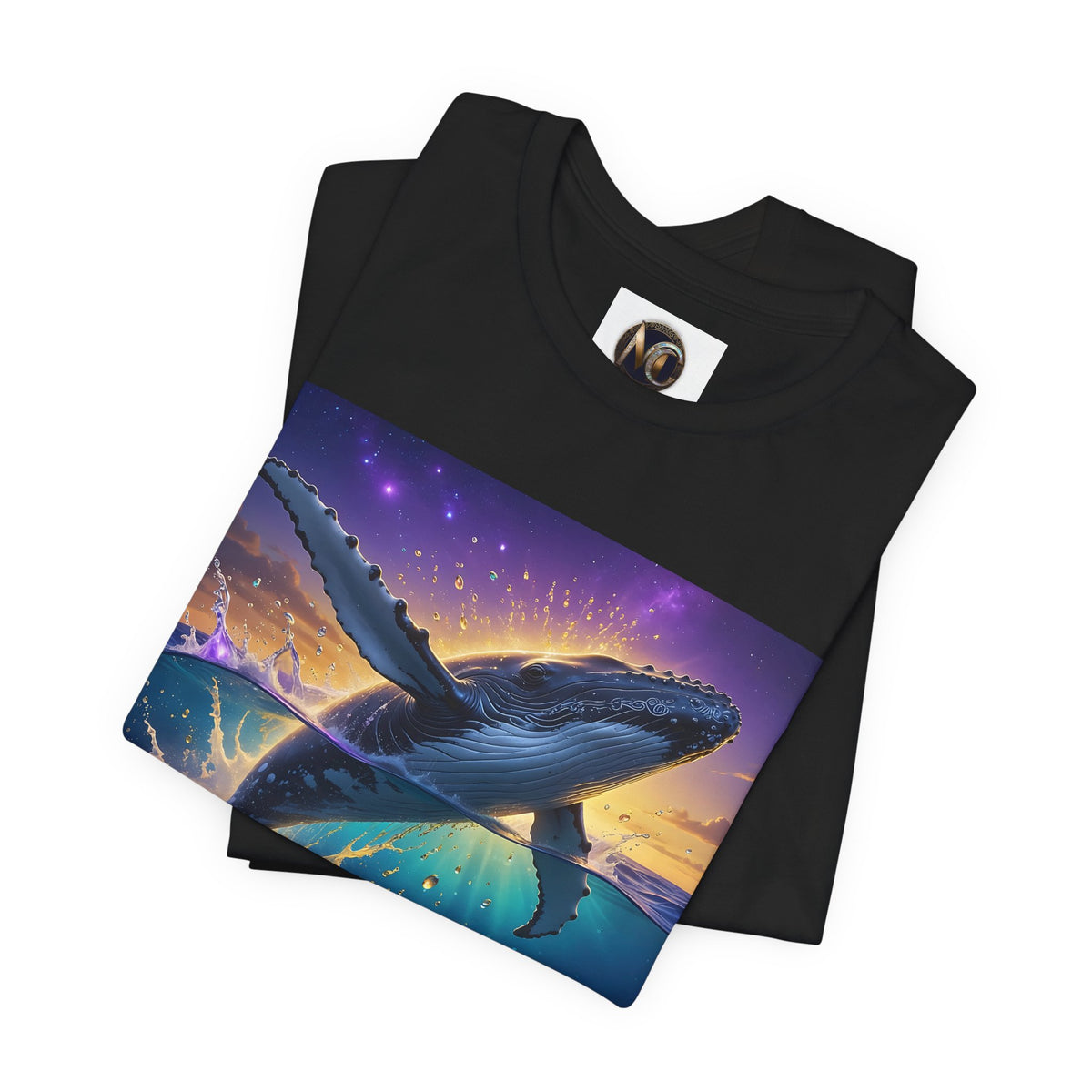 Whale Sunset Graphic Tee
