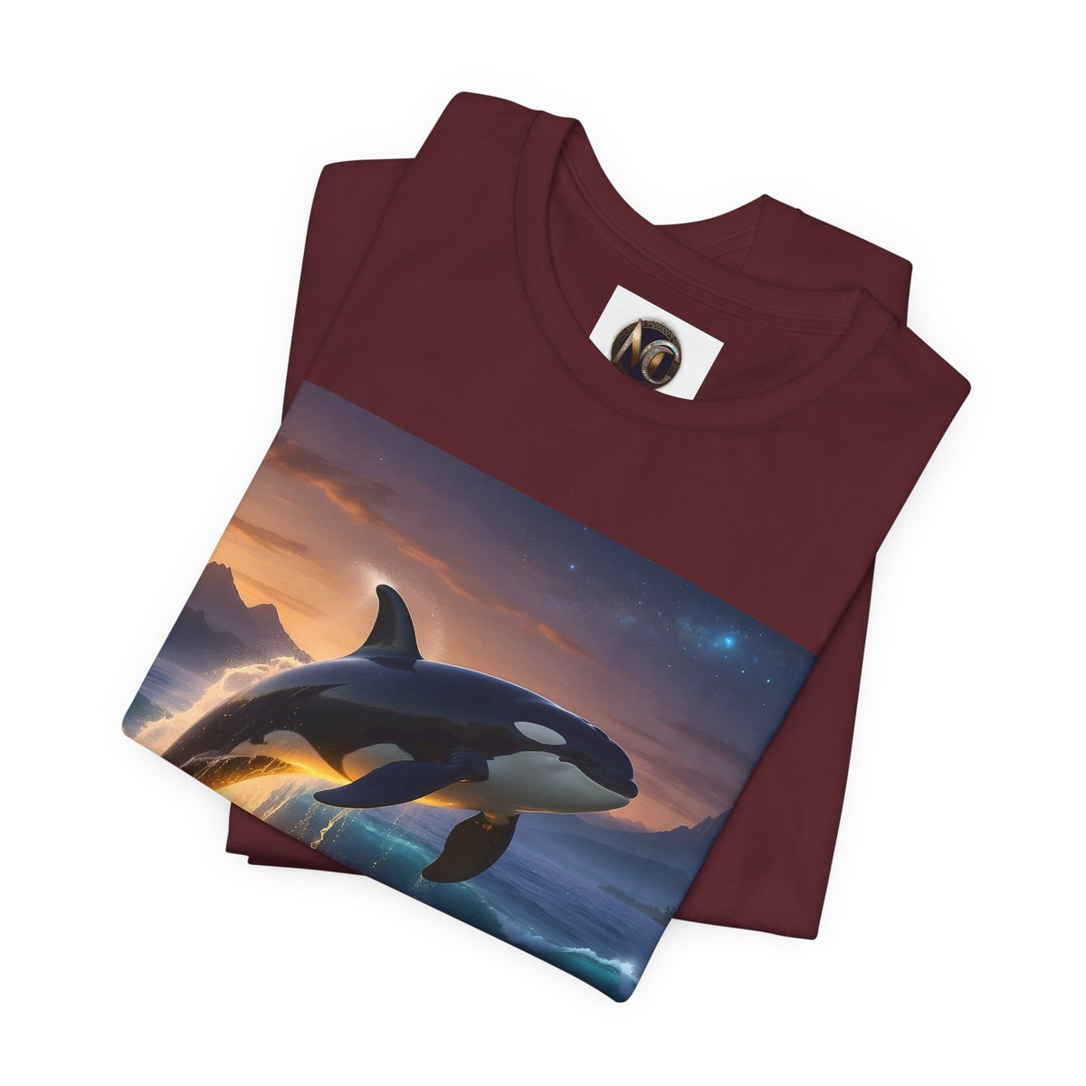 Orca Sunset Tee — Majestic Killer Whale Graphic T-Shirt