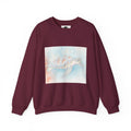Sea Turtle Art Crewneck Sweatshirt — Watercolor Ocean Turtle Graphic