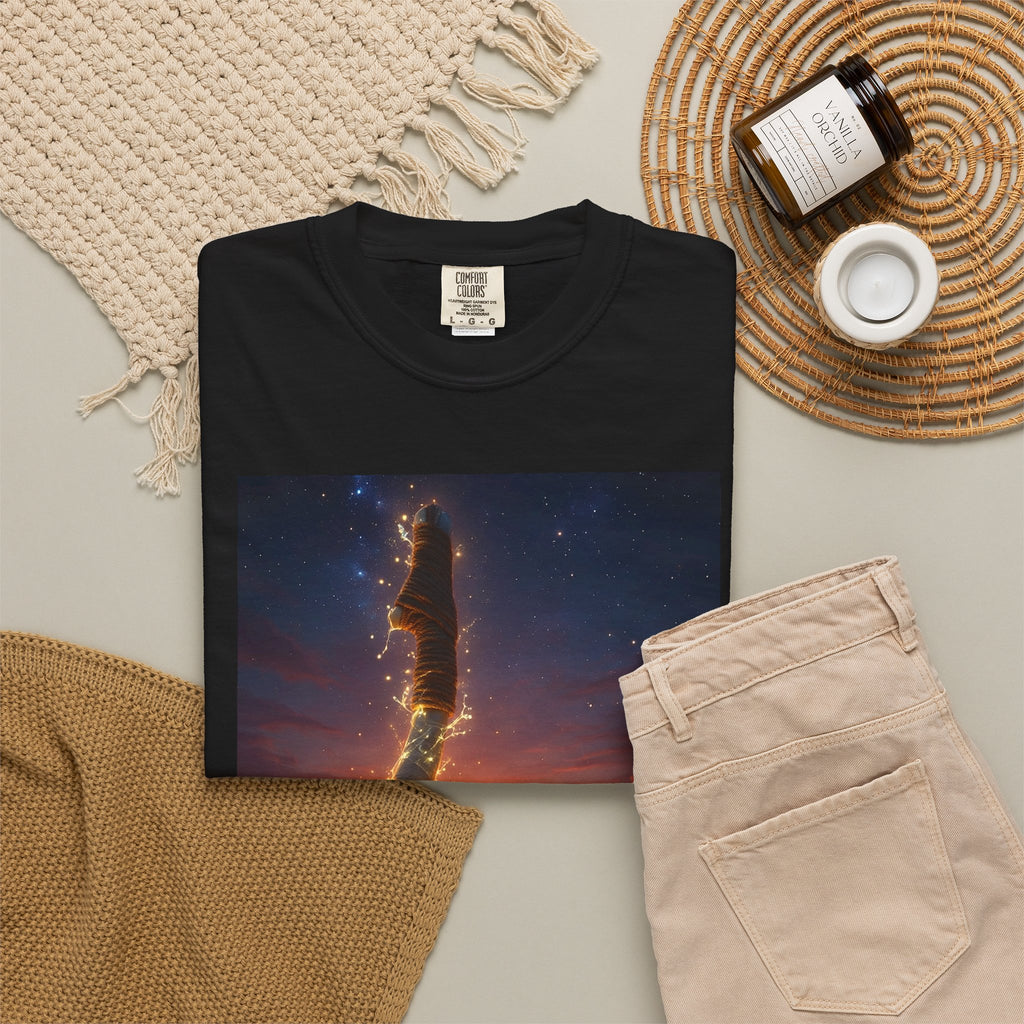 Fishing Hook Fire Graphic T-Shirt
