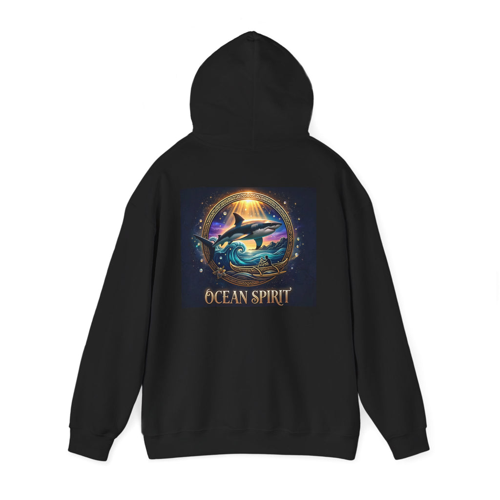 Ocean Spirit Hoodie – Mystic Shark Graphic Hooded Sweatshirt