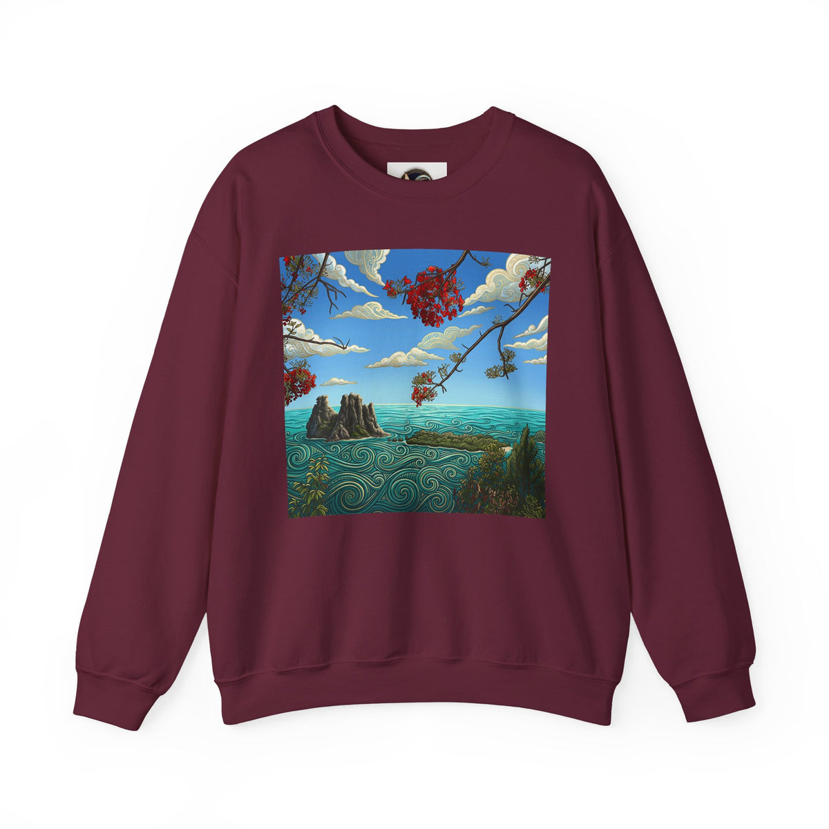 Surreal Landscape Crewneck Sweatshirt