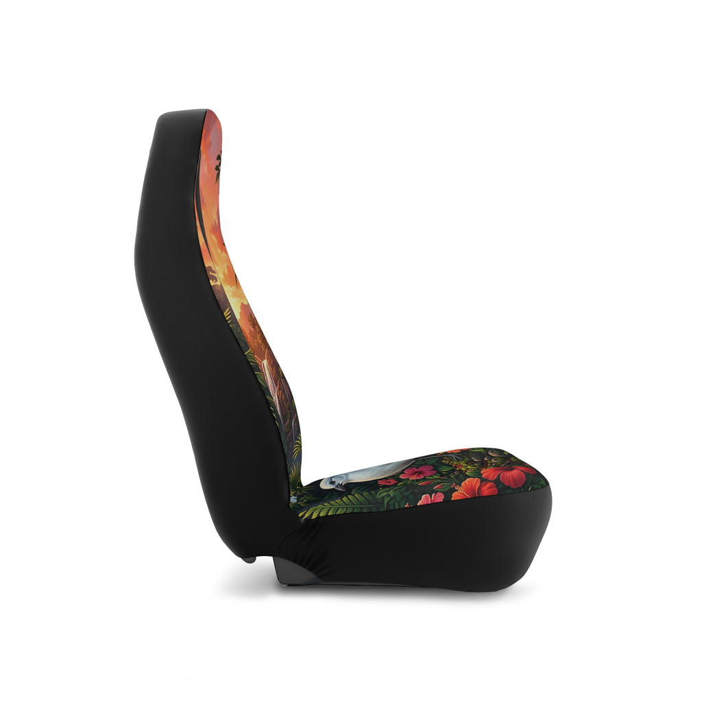 Tropical Waterfall Car Seat Covers — White Tern Design