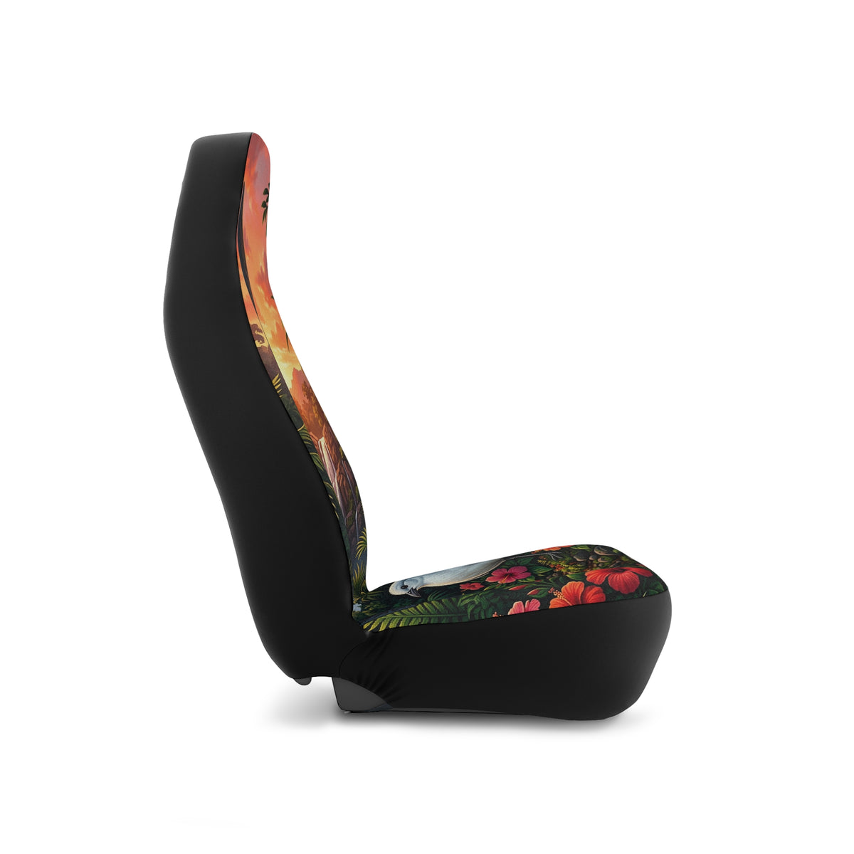 Tropical Waterfall Car Seat Covers — White Tern Design