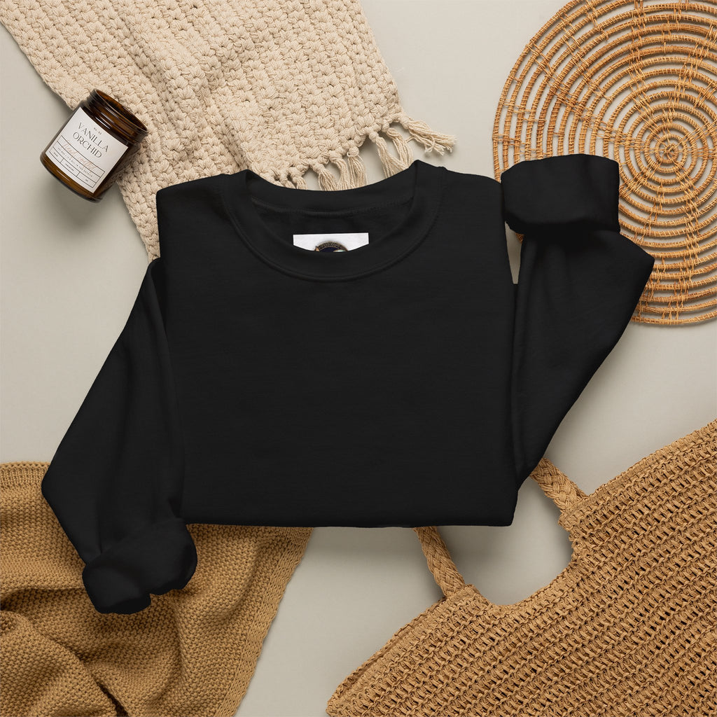 Sunset Island Crewneck Sweatshirt — Tropical Ocean Scenic Graphic