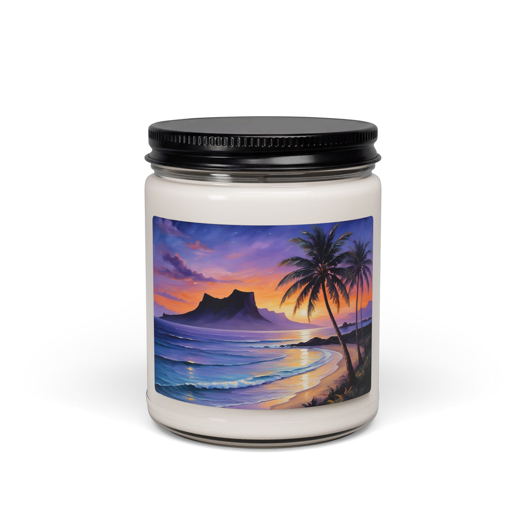 Tropical Sunset Soy Candle — 9oz Scented Beach Jar Candle