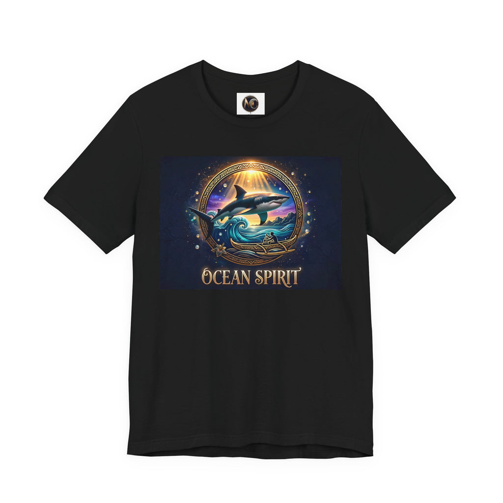 Ocean Spirit T-Shirt — Nautical Dolphin Sunset Graphic Tee