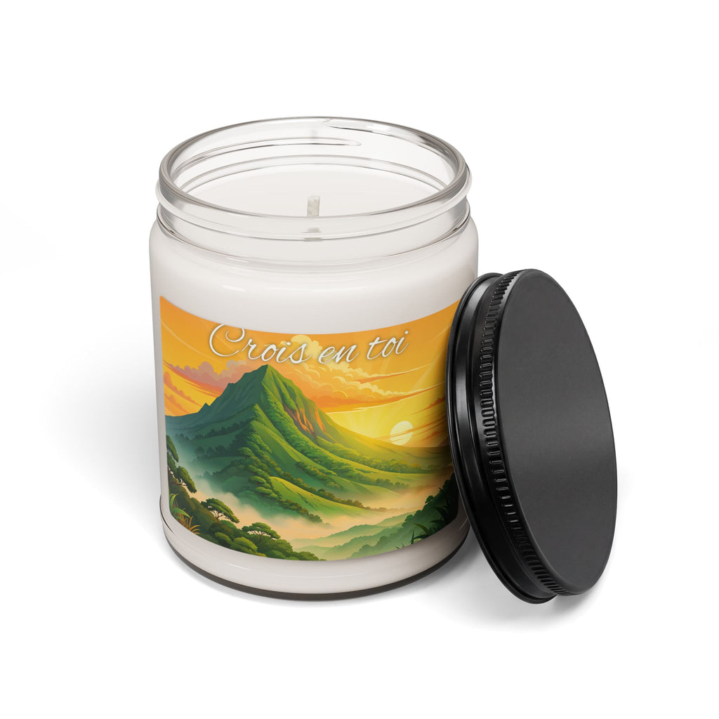 Sunrise Mountain Scented Soy Candle — "Crois en toi" 9oz