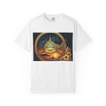 Shark Sunset Graphic T-Shirt — Vintage Nautical Ocean Tee