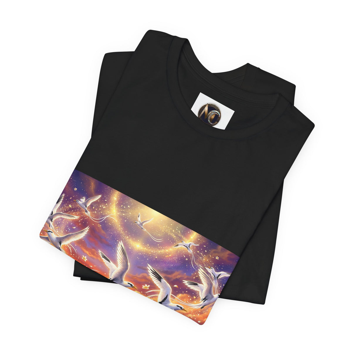Sunset Pailles en queue Tee — Vibrant Ocean Sunset Beach T-Shirt