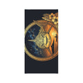 Sun & Moon Tribal Neck Gaiter — Sunset Surf Hawaiian Floral Design