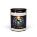 Ocean Spirit Scented Soy Candle — 9oz Aromatherapy Candle with Shark & Sunset Design