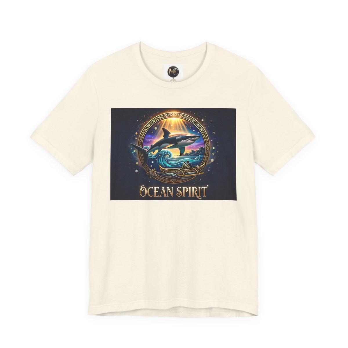 Ocean Spirit T-Shirt — Nautical Dolphin Sunset Graphic Tee