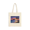Tote Bag - Tropical Sunset Beach Scene Canvas Tote