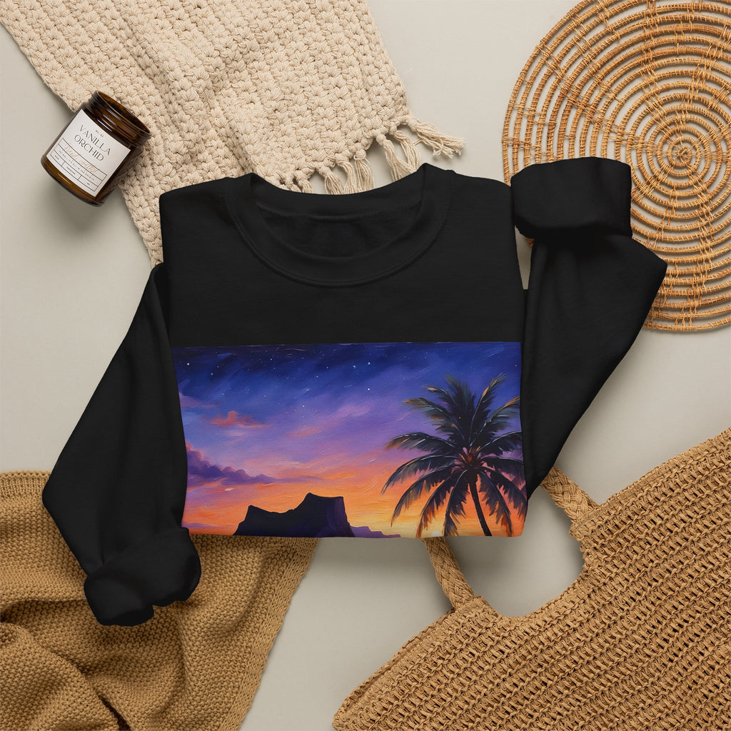 Tropical Sunset Sweatshirt – Palm Beach Sunset Crewneck