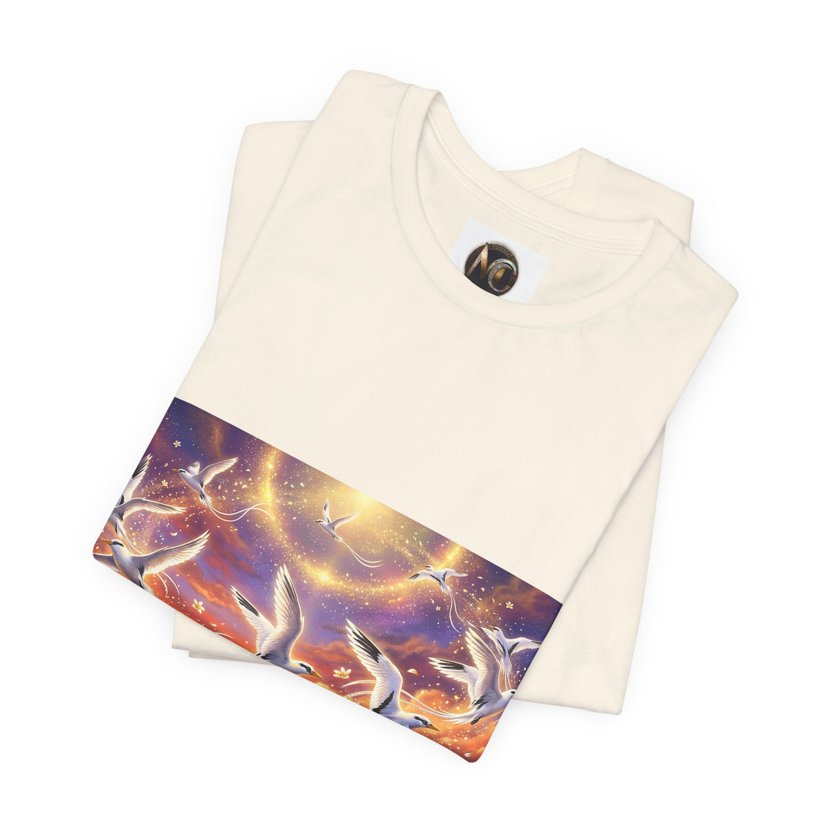 Sunset Pailles en queue Tee — Vibrant Ocean Sunset Beach T-Shirt