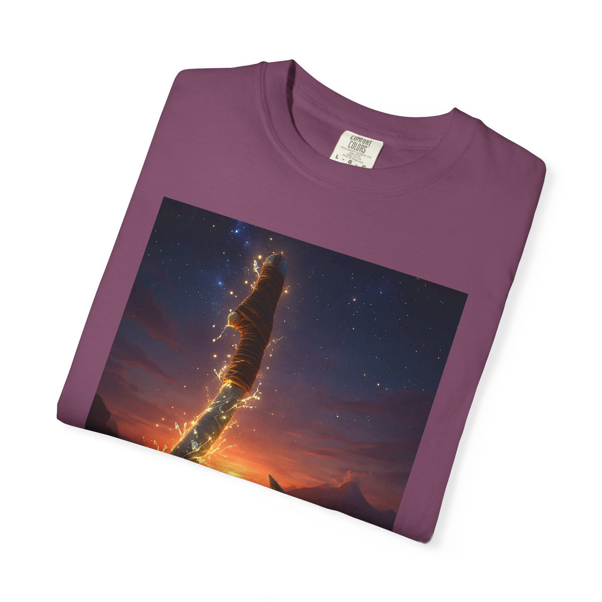 Fishing Hook Fire Graphic T-Shirt