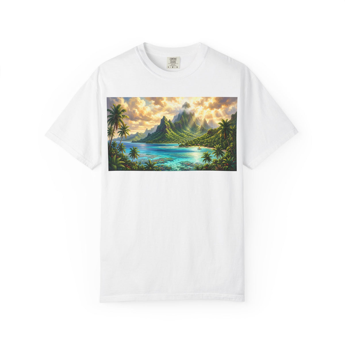 Tropical Island Landscape T-Shirt
