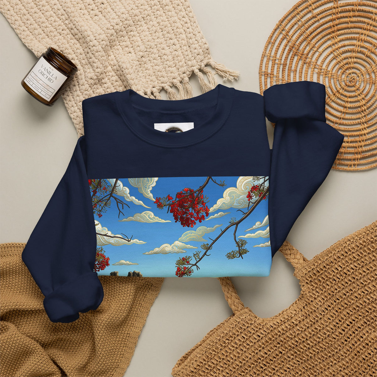 Surreal Landscape Crewneck Sweatshirt
