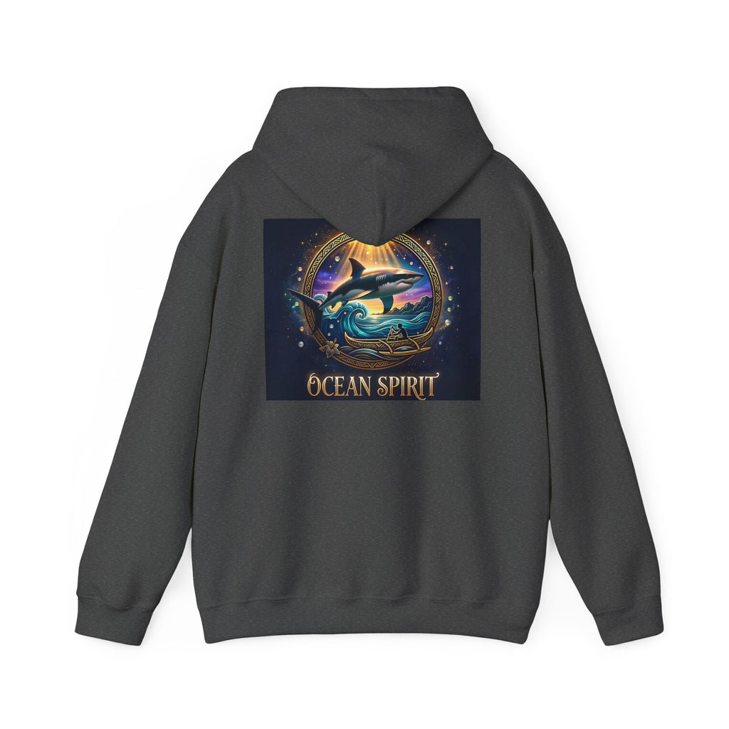 Ocean Spirit Hoodie – Mystic Shark Graphic Hooded Sweatshirt