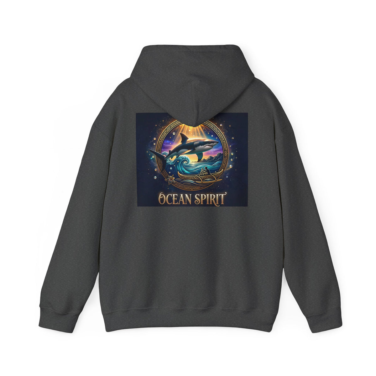 Ocean Spirit Hoodie – Mystic Shark Graphic Hooded Sweatshirt