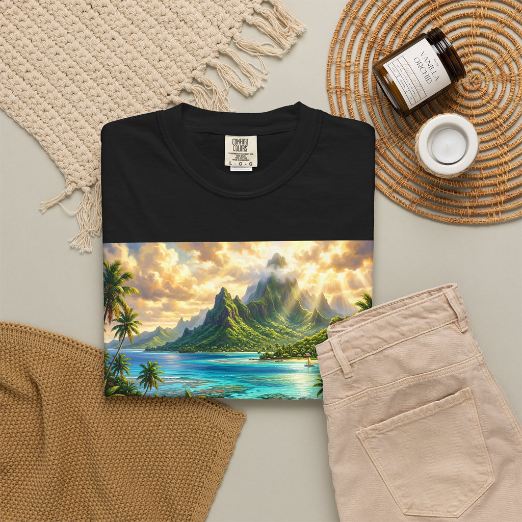 Tropical Island Landscape T-Shirt