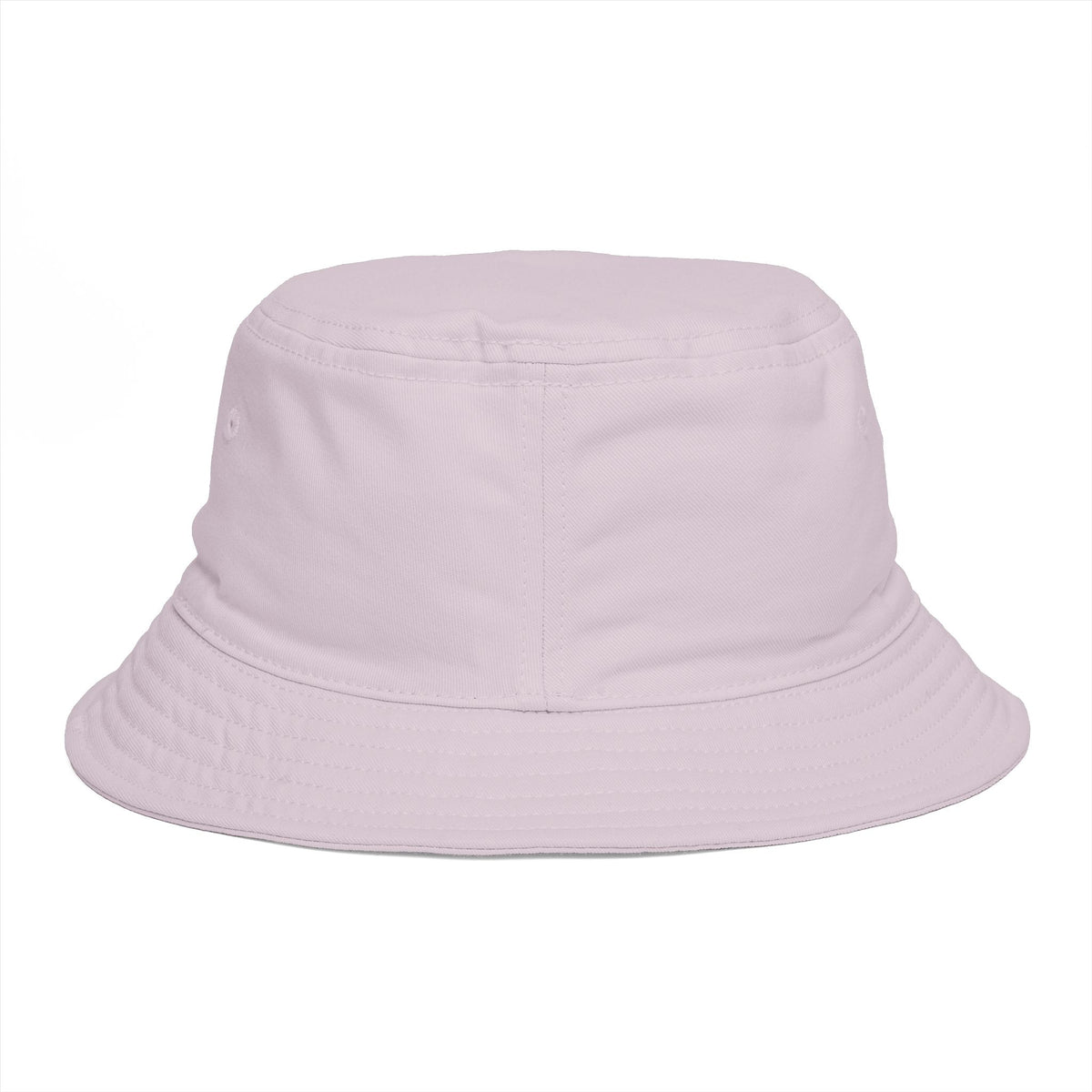 Brown Bucket Hat with Gold and Pearly Emblem — Bold Statement Sun Hat