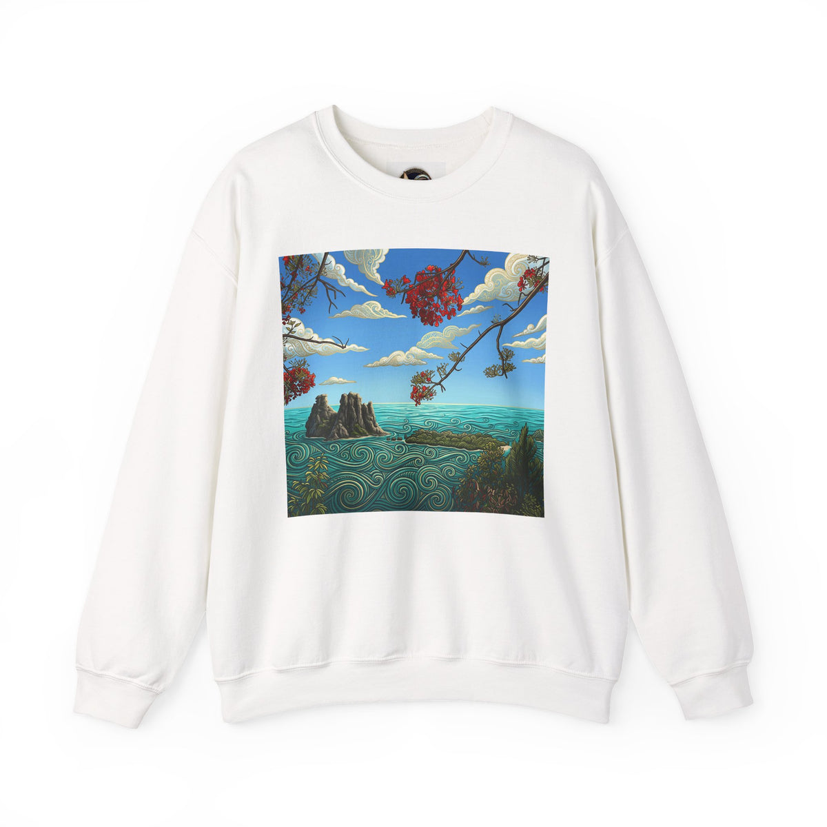 Surreal Landscape Crewneck Sweatshirt