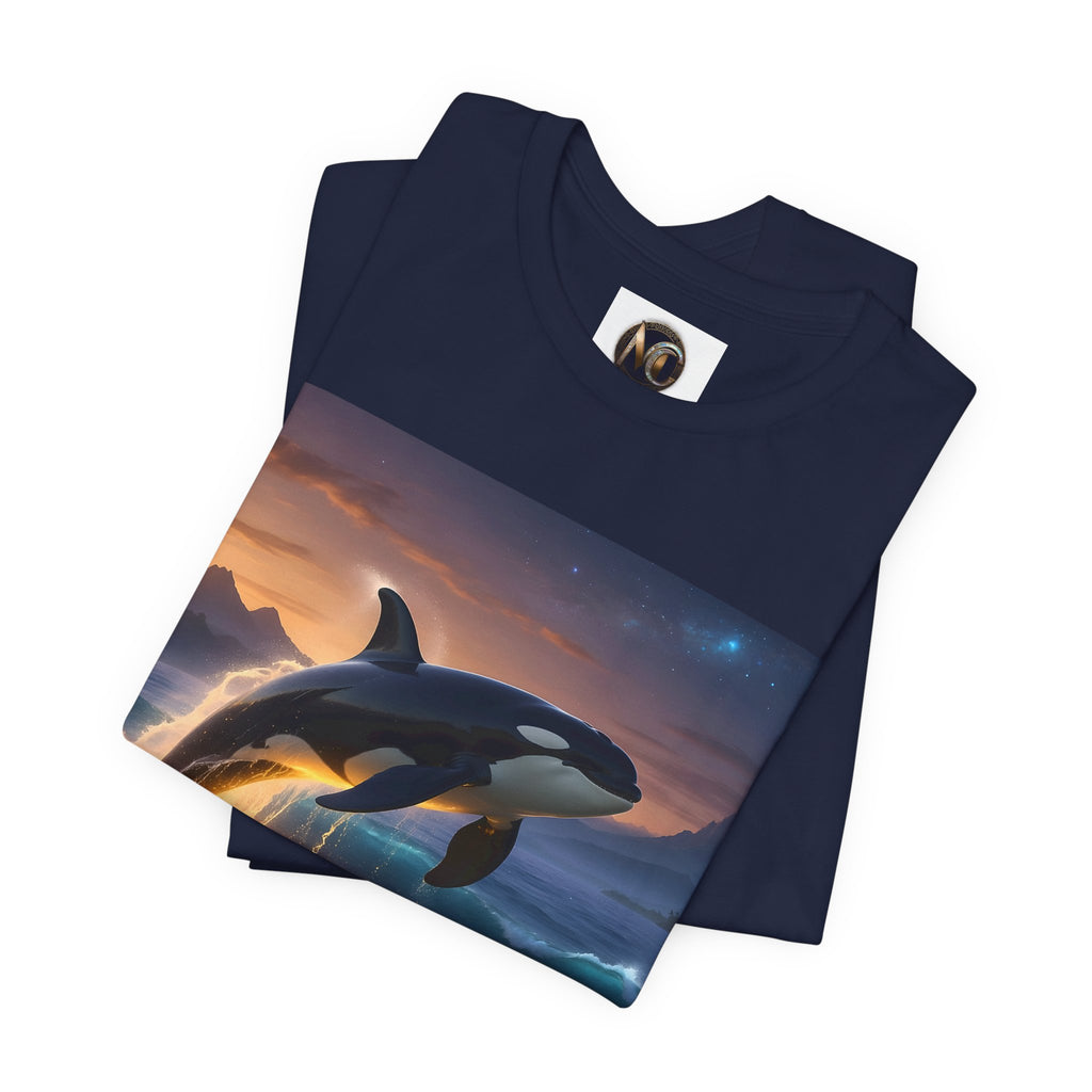 Orca Sunset Tee — Majestic Killer Whale Graphic T-Shirt