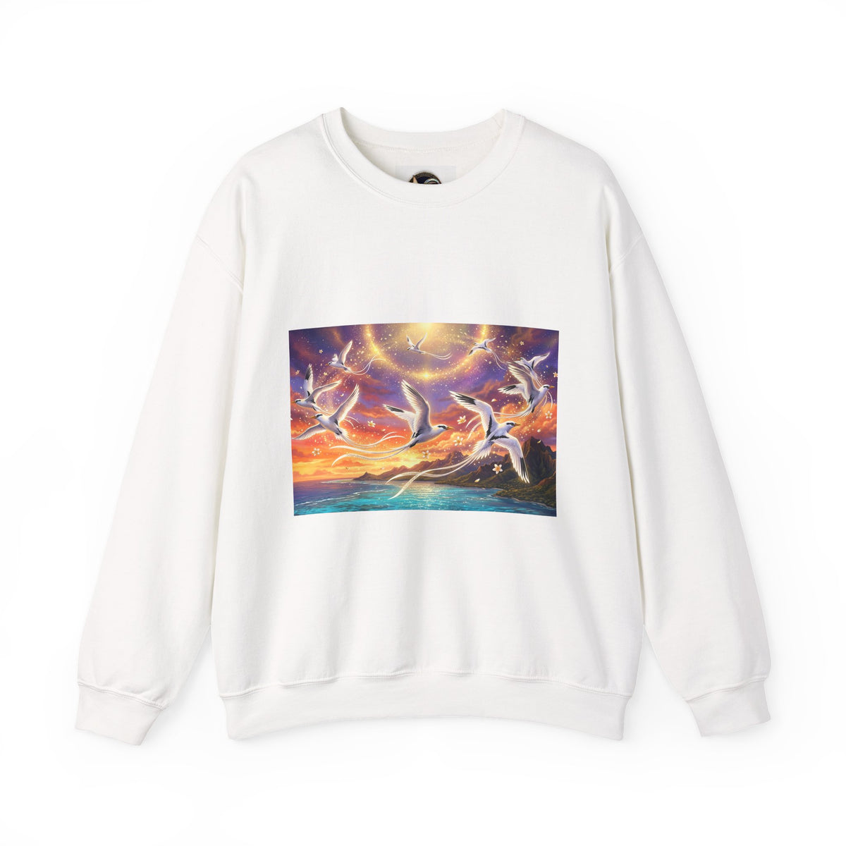 Crewneck Sweatshirt — Magical Pailles en queue at Sunset Art Print